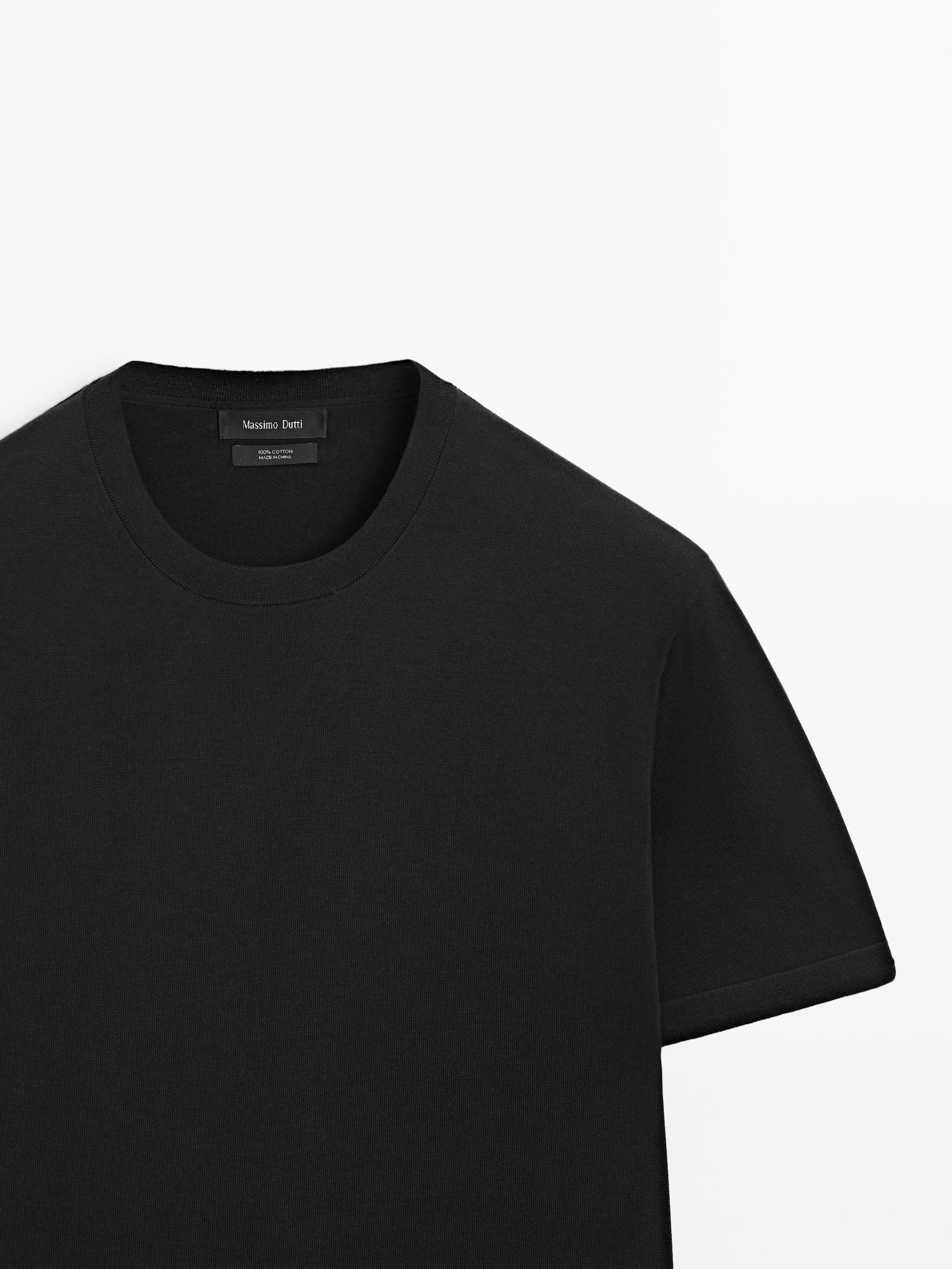 100% cotton short sleeve knit sweater